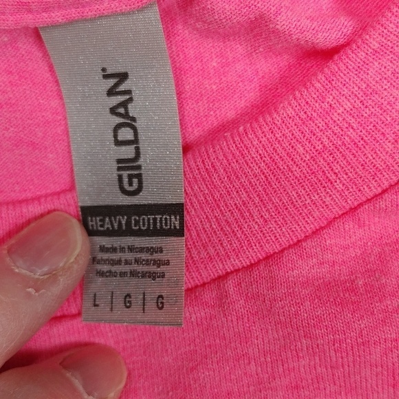 Peeps mens neon pink t shirt size large - Picture 3 of 10